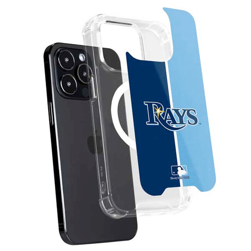 MLB Tampa Bay Rays Split iPhone 15 Pro MagSafe Case